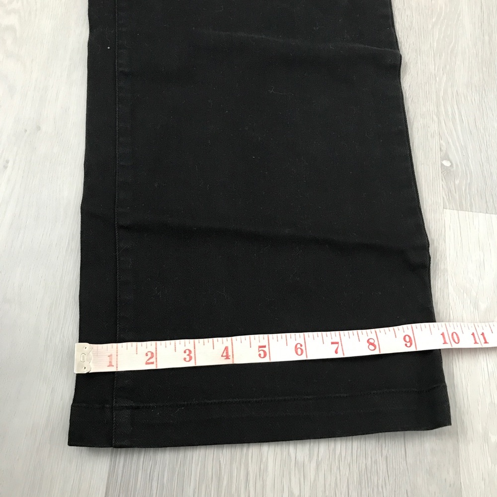 ELECTRIC & ROSE BLACK DENIM JEANS WIDE LEG ELASTIC WAISTBAND XL - Picture 7 of 10